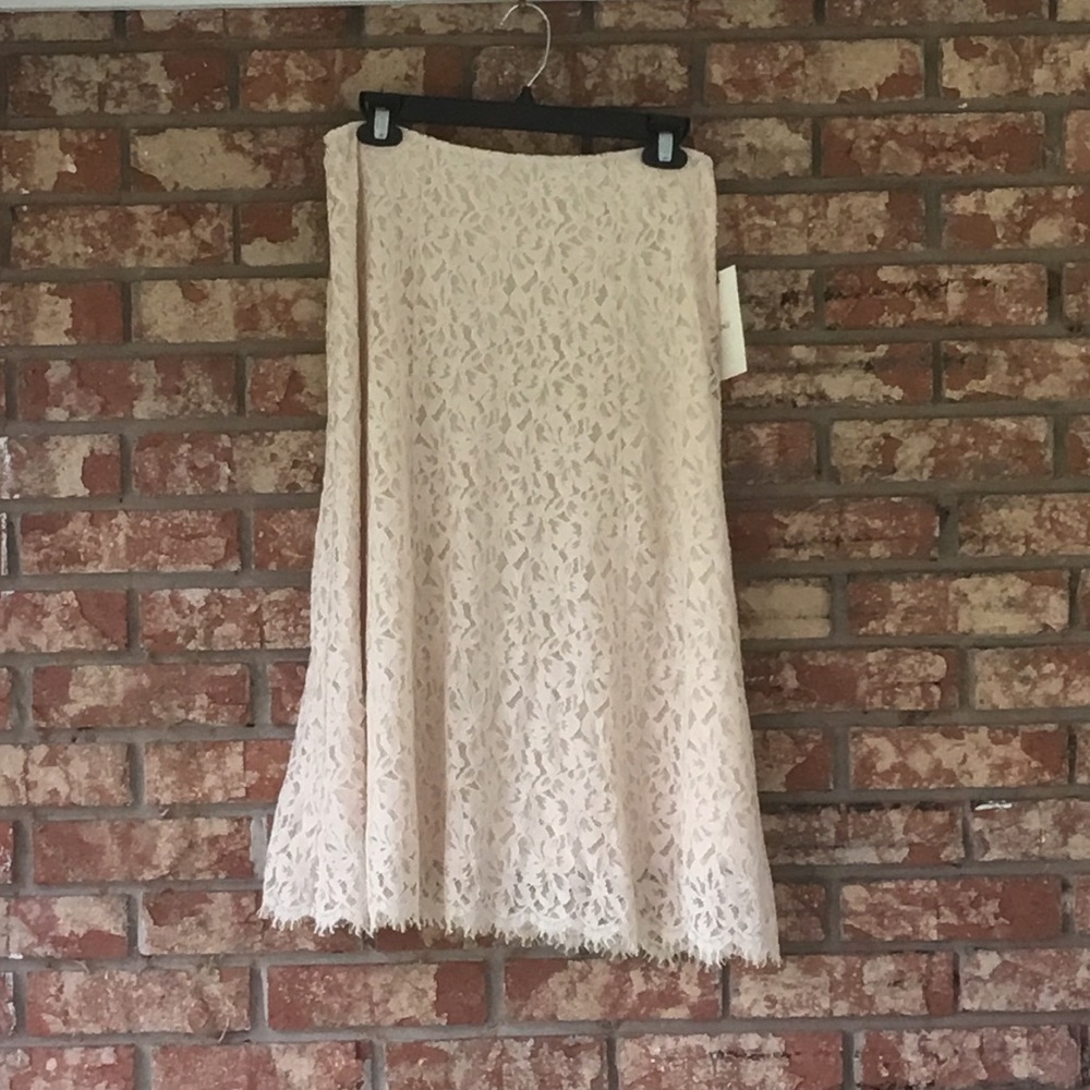 Lewit Ivory Lace Skirt